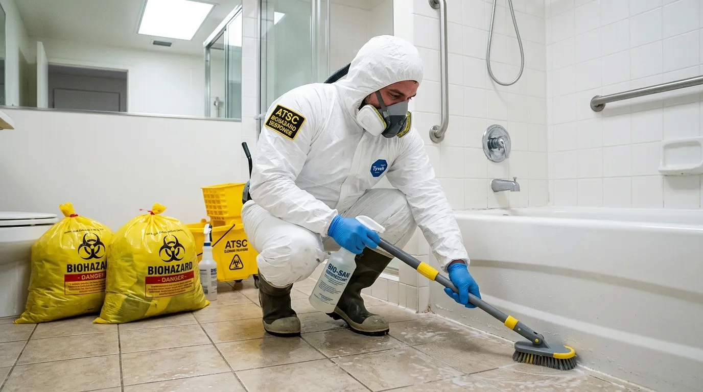 Decontamination equipment deployed for Blood Cleanup in Jefferson